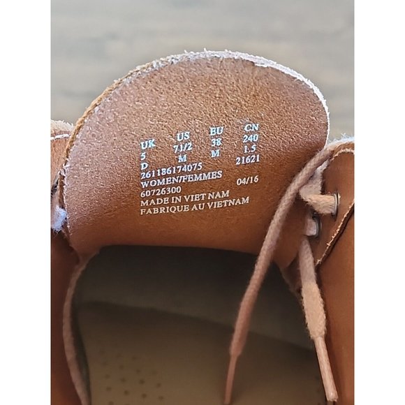 Clarks Originals Charles F Stead Chukka Boot Womens Size 7.5 M 21621 Rose/tan - Picture 5 of 10
